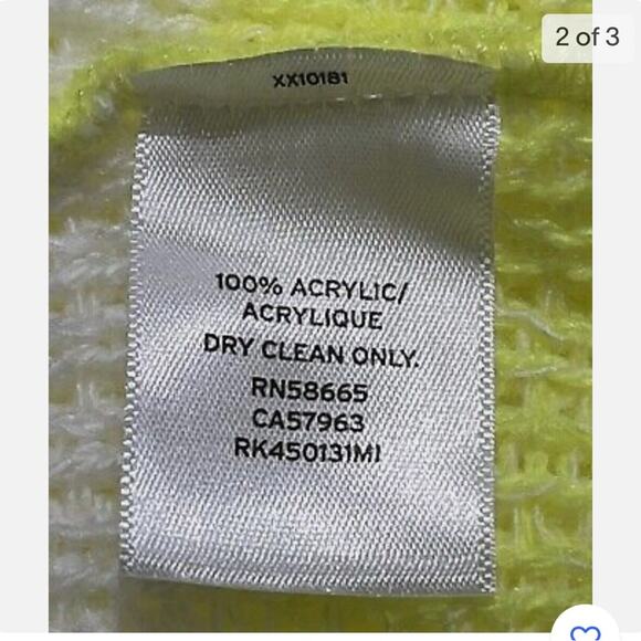 Nordstrom Abound Sweater Lime & Cream Size Large NWT - Picture 10 of 12